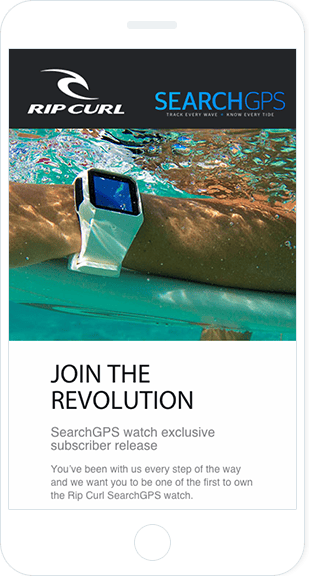 Rip Curl Email Marketing