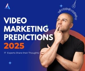 Discover the future of video marketing with these 14 expert predictions for 2025. Learn how augmented reality, AI-driven personalization, vertical videos, and more will shape the way brands connect with their audience.