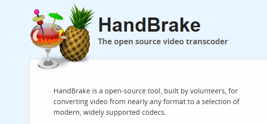 HandBrake the best free video transcoder